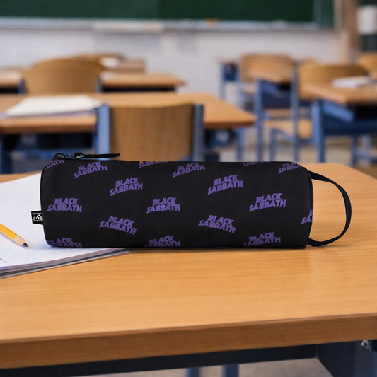 Rocksax Black Sabbath Pencil Case - Logo Repeat