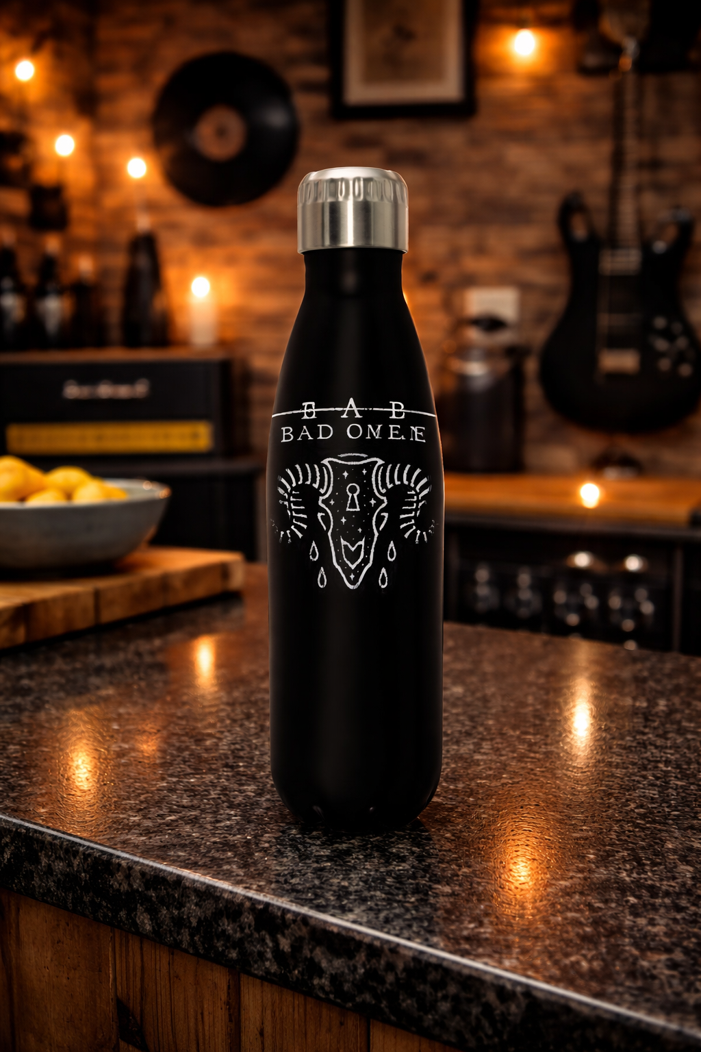 Rocksax Bad Omens Drink Bottle - Ramskull