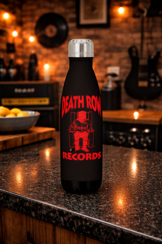 Rocksax Death Row Records Drink Bottle - Red