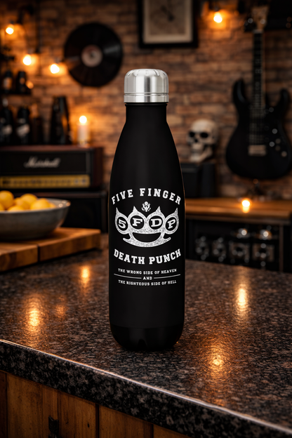 Rocksax Five Finger Death Punch Drink Bottle - Heaven & Hell