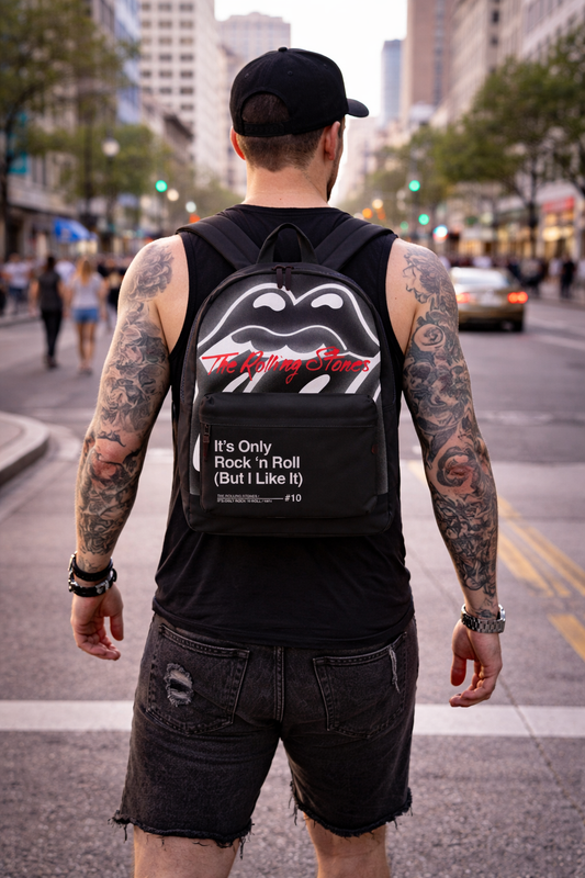 Rocksax The Rolling Stones Backpack - It's Only Rock 'N Roll