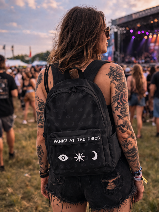 Rocksax Panic! At The Disco Backpack - 3 Icons