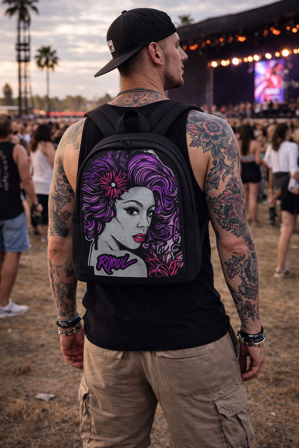 Rocksax RuPaul Backpack - Cover Girl