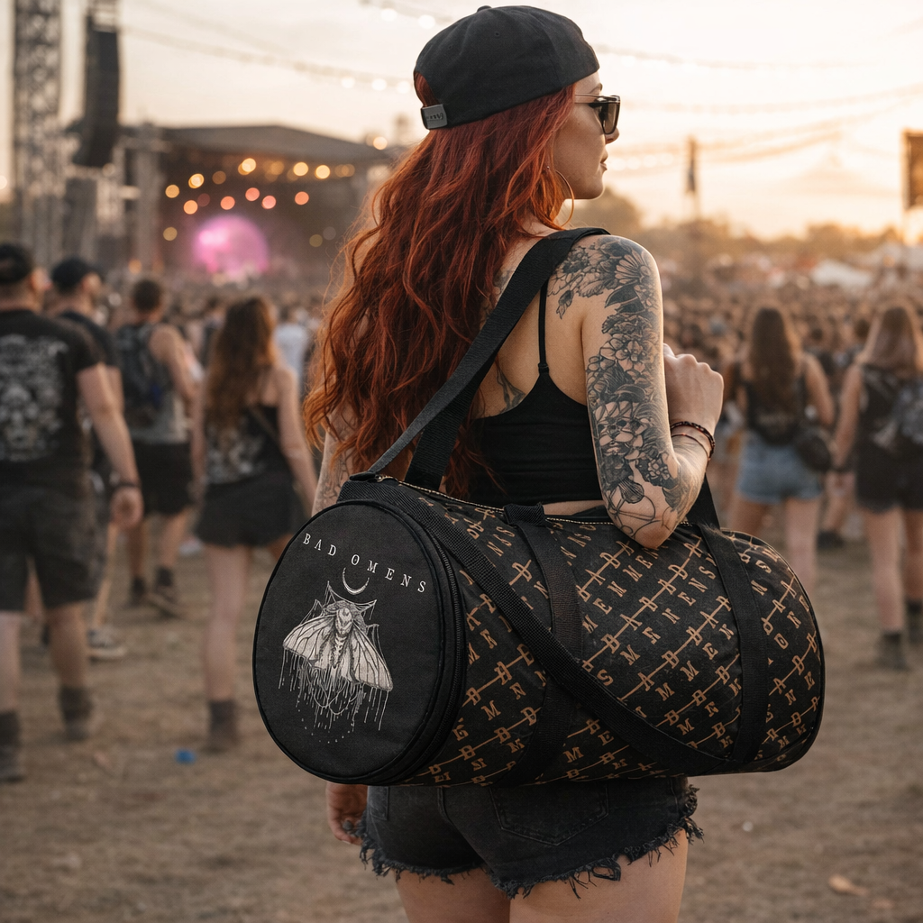 Rocksax Bad Omens Duffle Bag - Moth