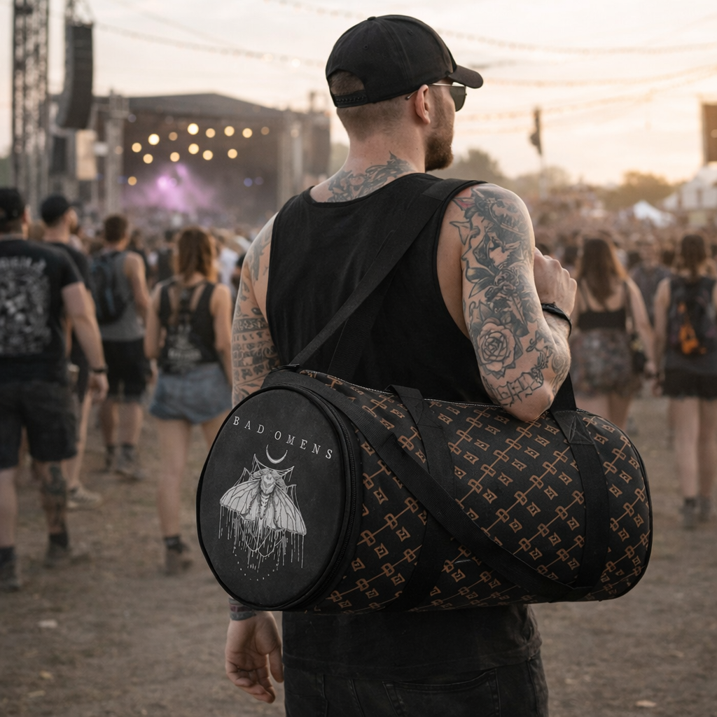 Rocksax Bad Omens Duffle Bag - Moth