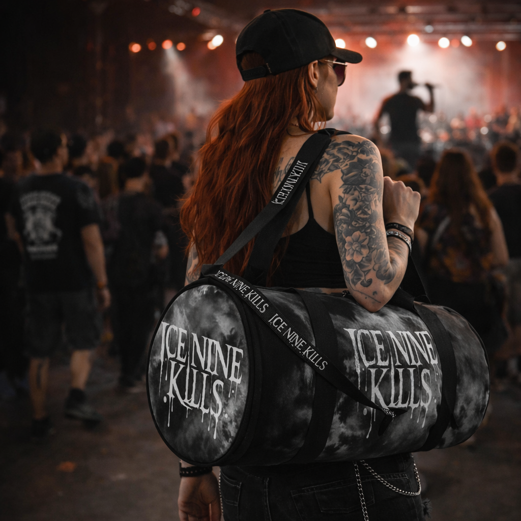 Rocksax Ice Nine Kills Duffle Bag - Drippy Logo
