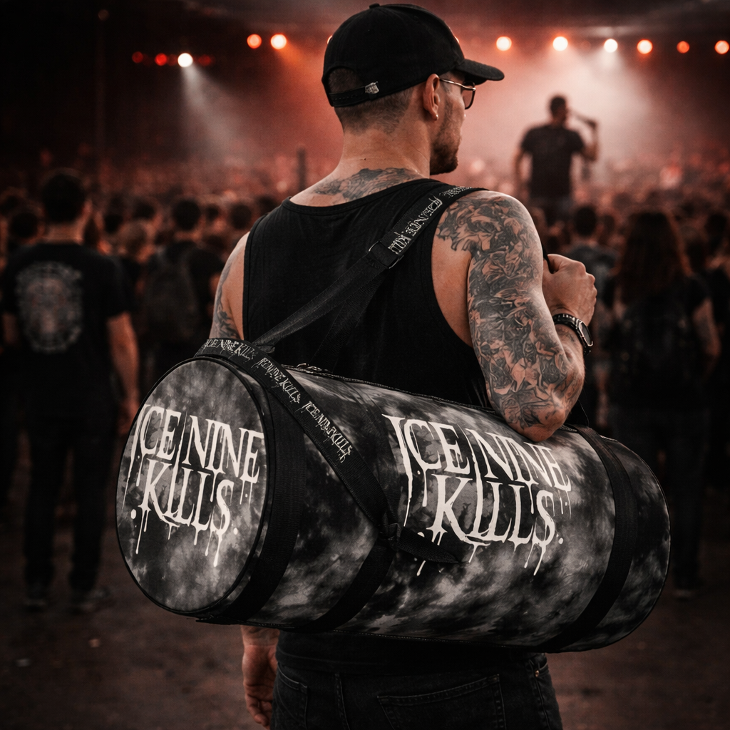Rocksax Ice Nine Kills Duffle Bag - Drippy Logo