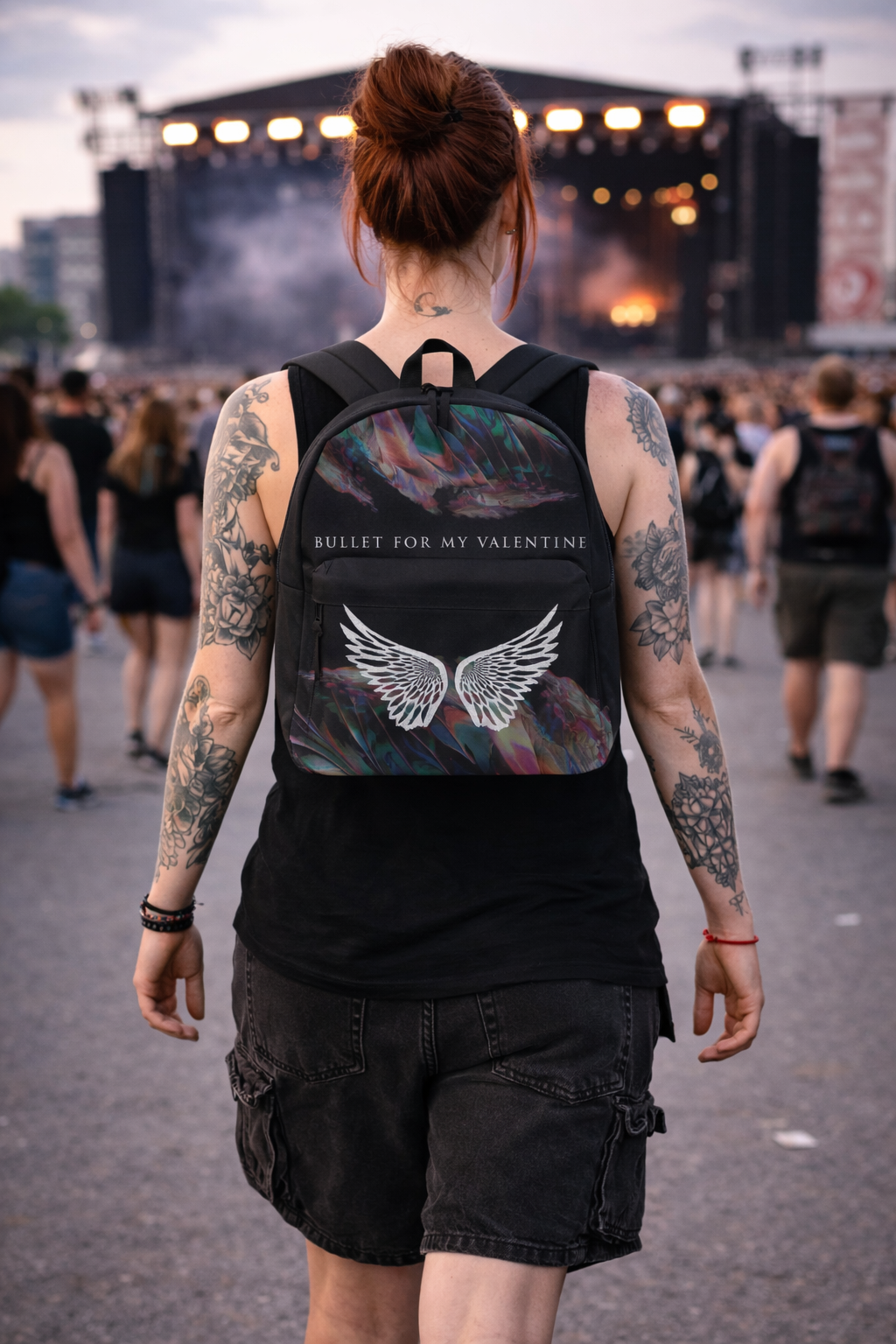 Rocksax Bullet For My Valentine Backpack - Wings 1