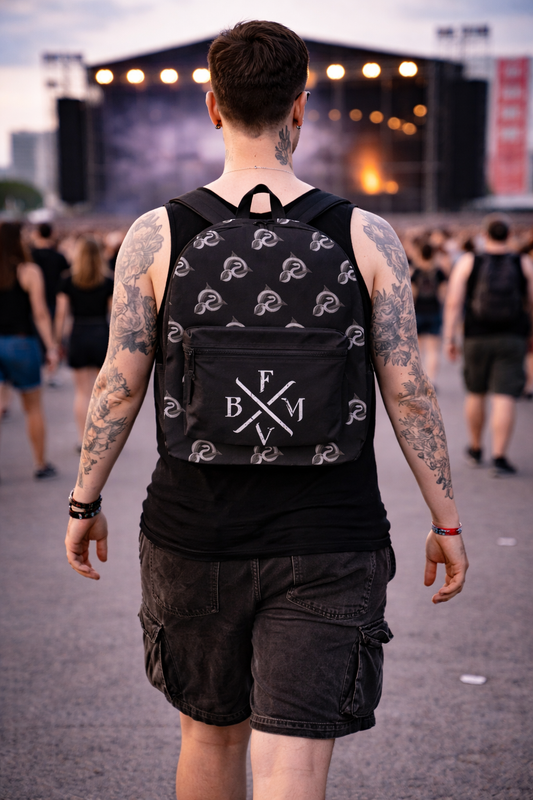 Rocksax Bullet For My Valentine Backpack - Gravity Pattern