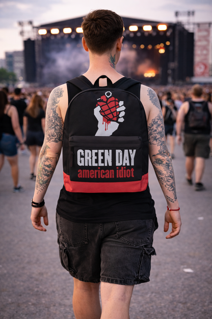 Rocksax Green Day Backpack - American Idiot