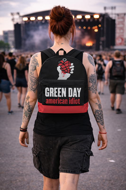 Rocksax Green Day Backpack - American Idiot