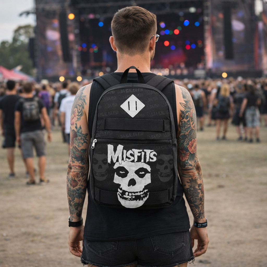 Rocksax Misfits Skate Bag - Fiend