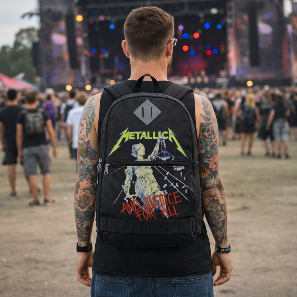 Rocksax Metallica Skate Bag - Justice For All