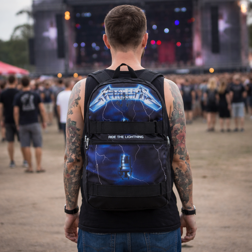 Rocksax Metallica Skate Bag - Ride The Lightening