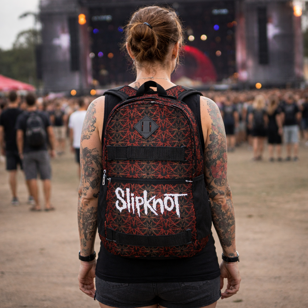 Rocksax Slipknot Skate Bag - Pentagram