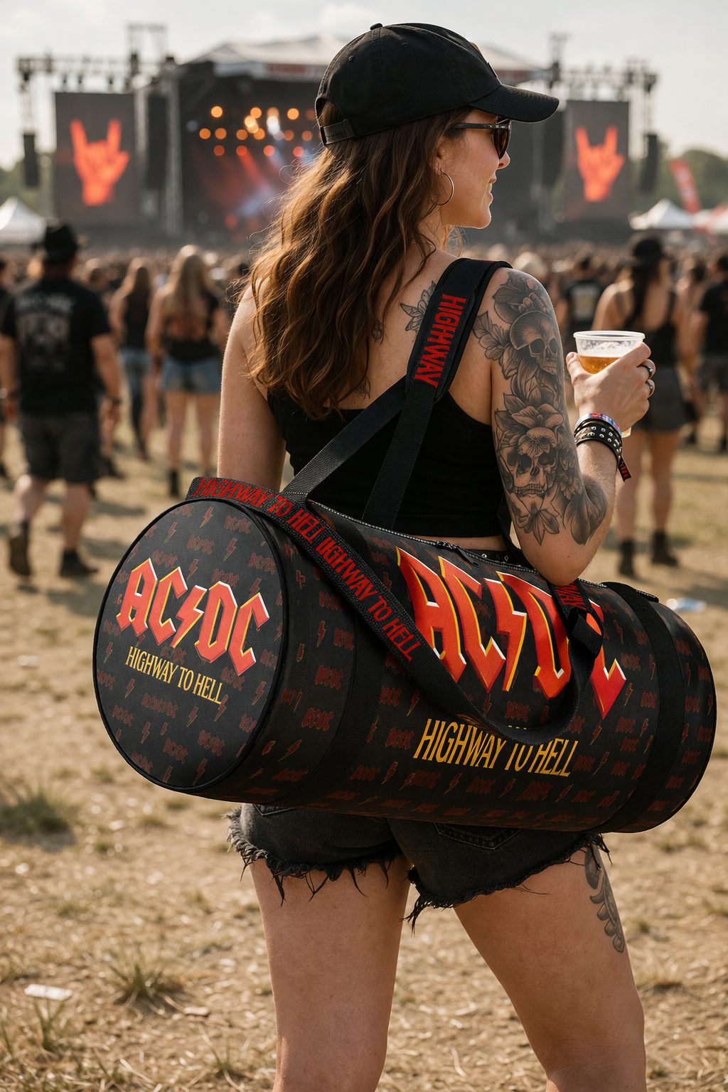 Rocksax AC/DC Duffle Bag - Logo