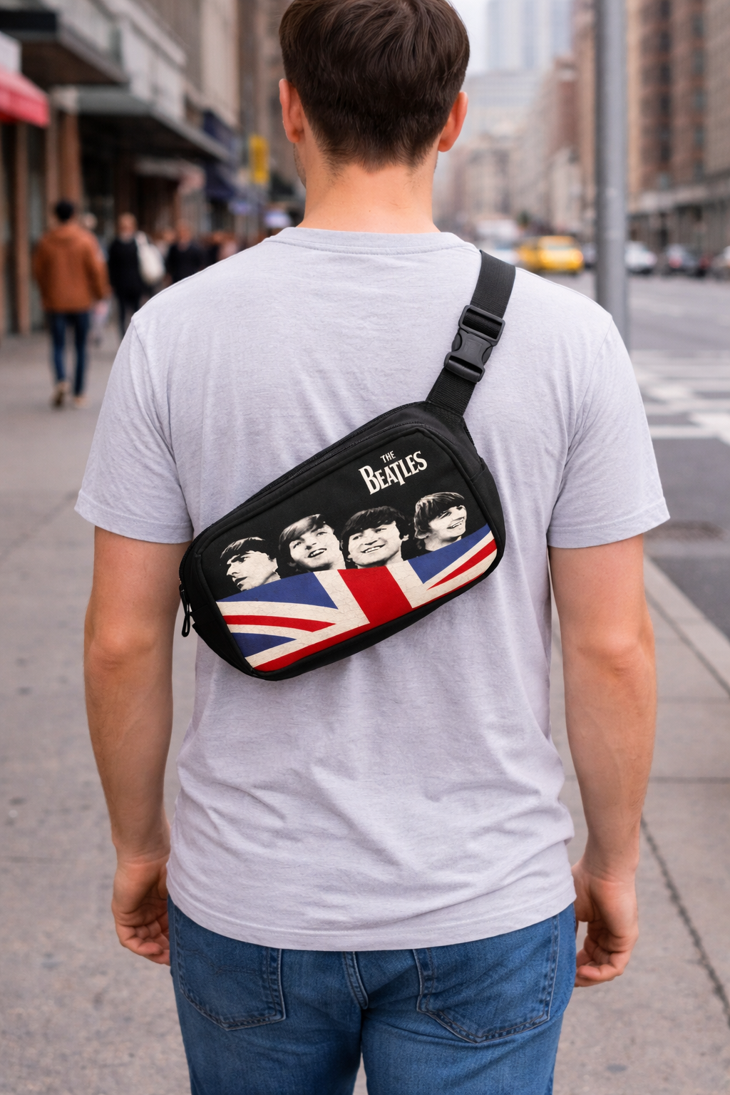 Rocksax The Beatles Shoulder Bag - Let It Be ( Flag)