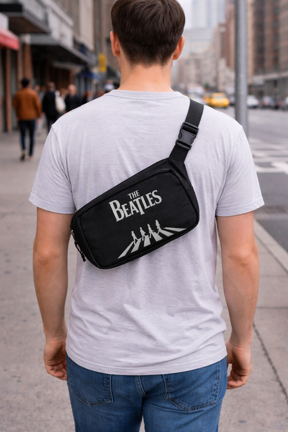 Rocksax The Beatles Shoulder Bag - Abbey Rd (B/W)