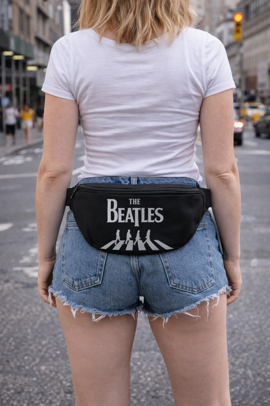 Rocksax The Beatles Bum Bag - Abbey Road B/W