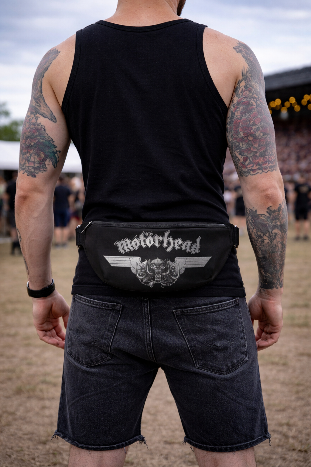 Rocksax Motorhead Bum Bag (Fanny Pack)- Wings Logo