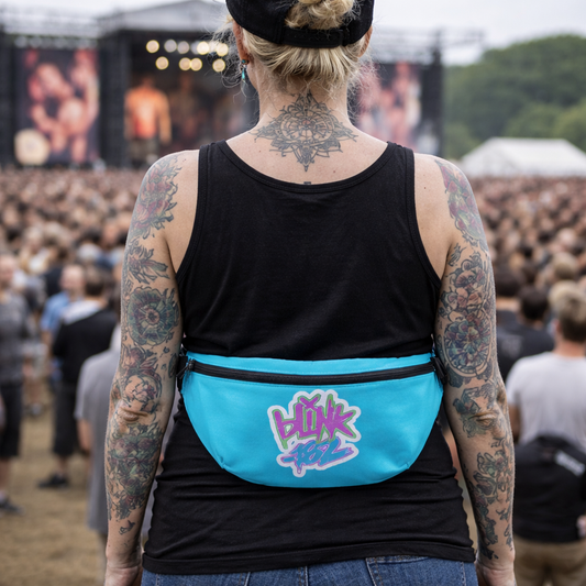 Rocksax Blink 182 Bum Bag (Fanny pack) - Logo Blue