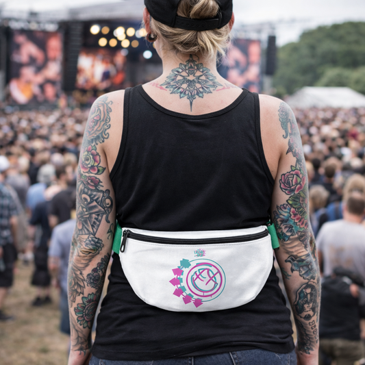Rocksax Blink 182 Bum Bag (Fanny pack) - Smile White