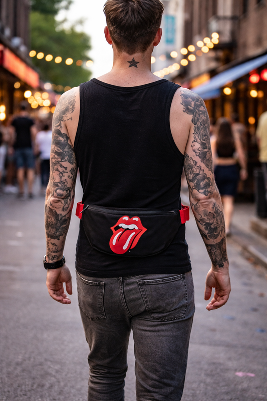 Rocksax The Rolling Stones Bum Bag (Fanny Pack) - Classic Tongue