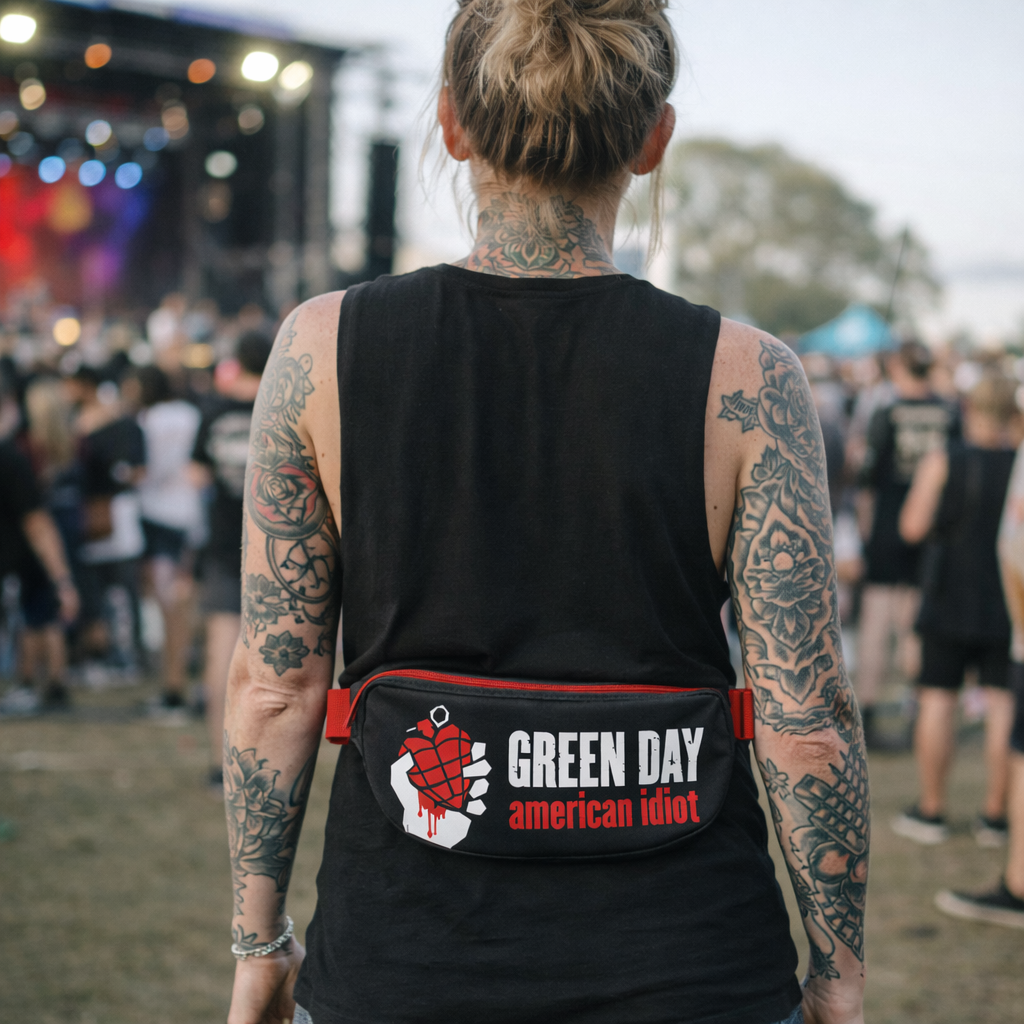 Rocksax Green Day Bum Bag (Fanny Pack) - American Idiot