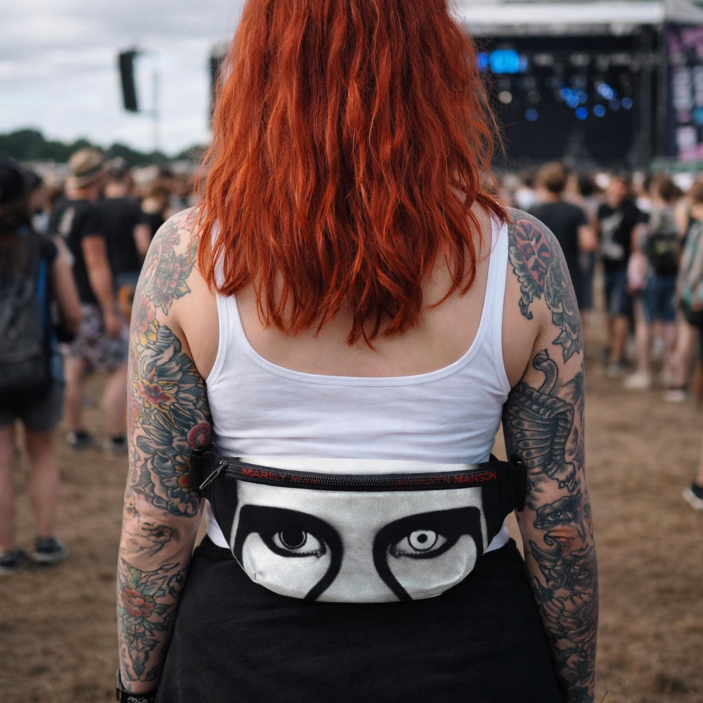 Rocksax Marilyn Manson Bum Bag (Fanny Pack) - Red Lips