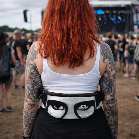 Rocksax Marilyn Manson Bum Bag (Fanny Pack) - Red Lips