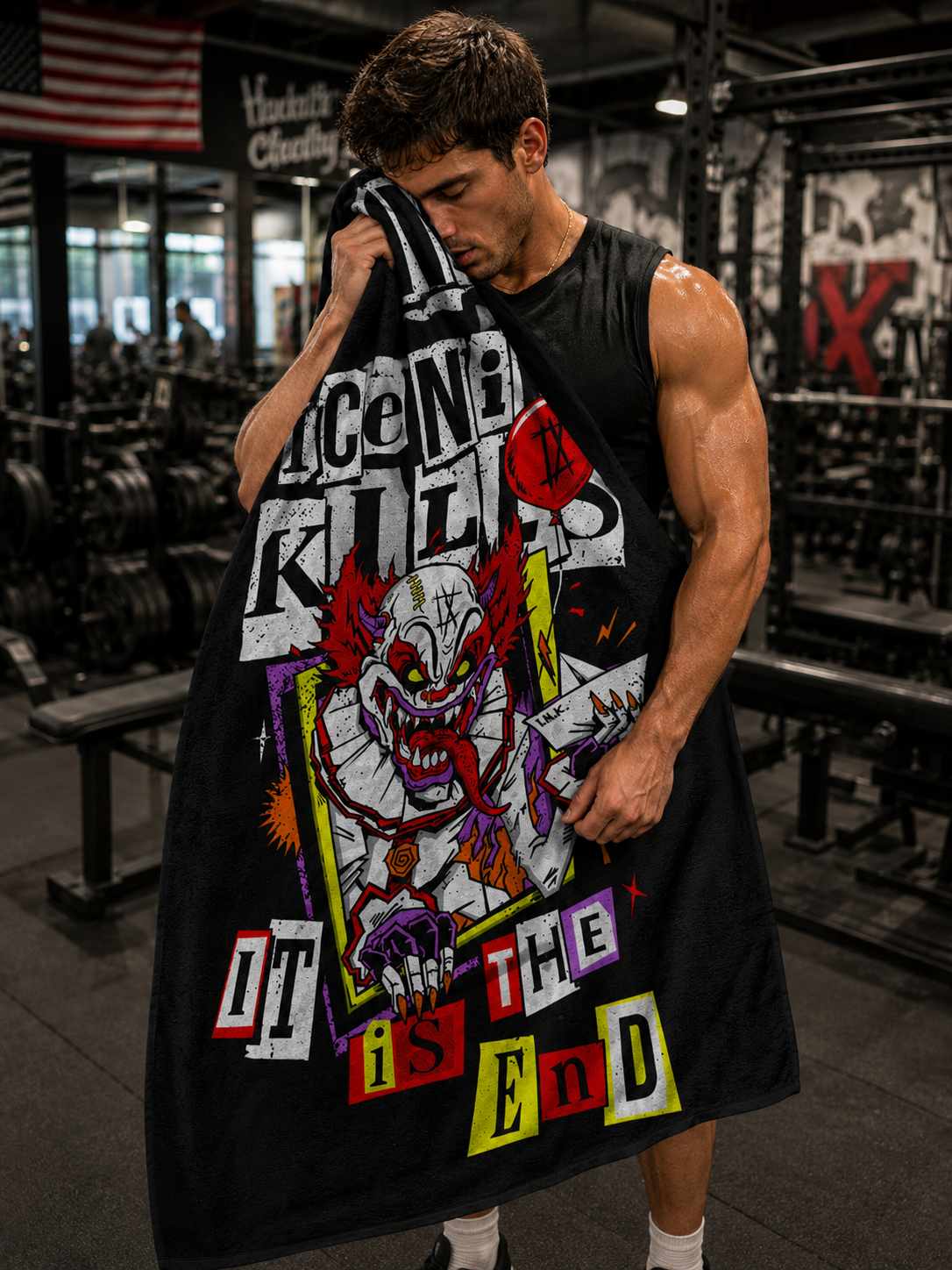 Rocksax Ice Nine Kills Towel - It Is The End