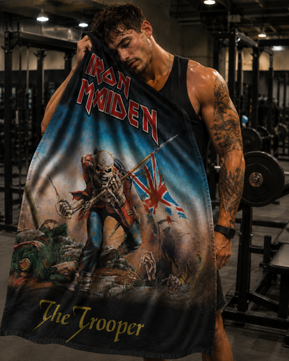 Rocksax Iron Maiden Towel - Trooper
