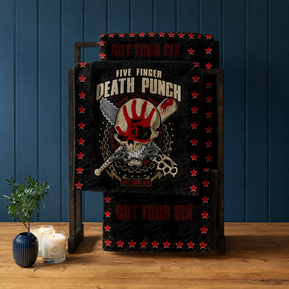 Rocksax Five Finger Death Punch Towel - Got Your Six