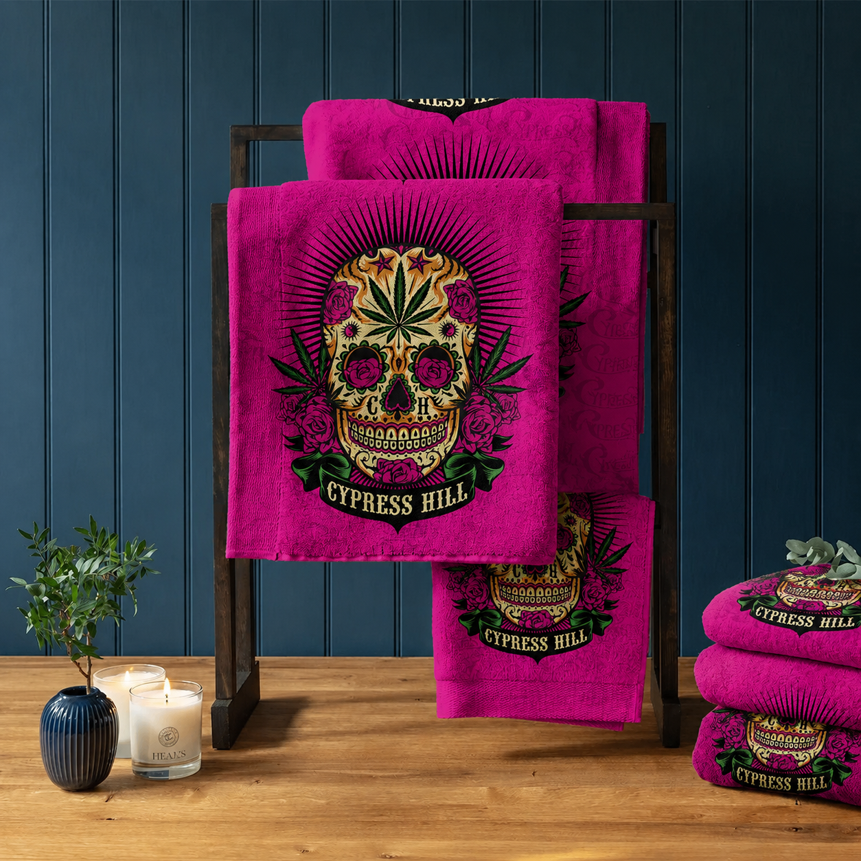 Rocksax Cypress Hill Towel - Tequila Sunrise Pink