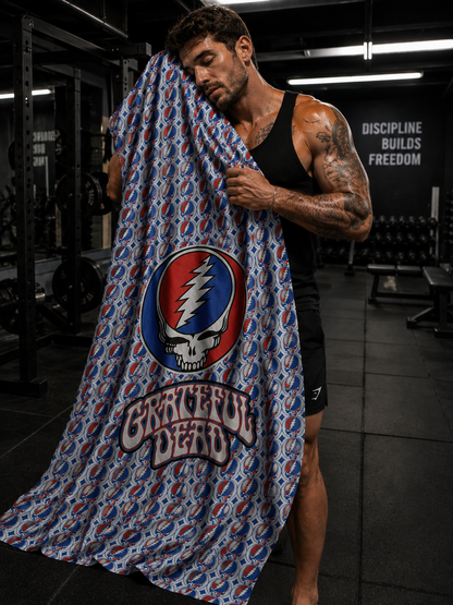 Rocksax Grateful Dead Towel - Logo Repeat