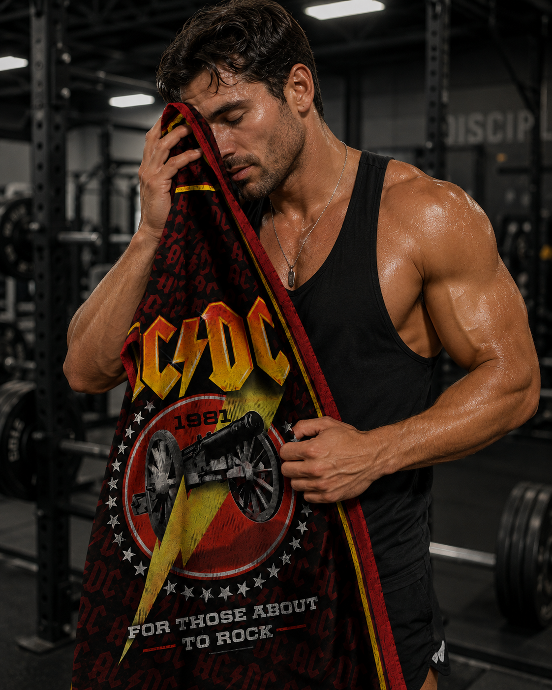 Rocksax AC/DC Towel - For Those About To Rock