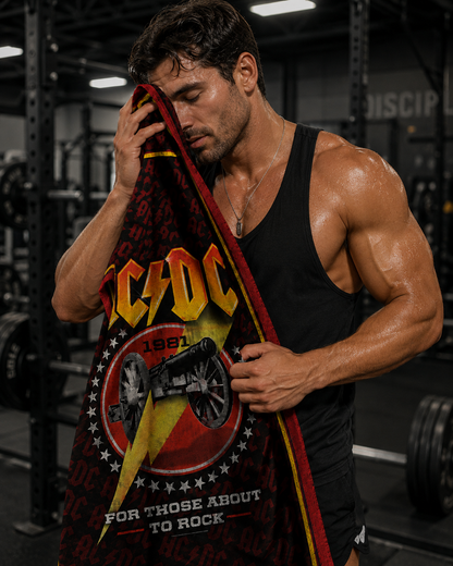 Rocksax AC/DC Towel - For Those About To Rock