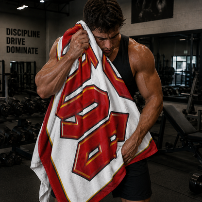 Rocksax AC/DC Towel - Logo White