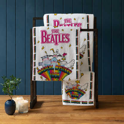 Rocksax The Beatles Towel - Magical Mystery Tour White