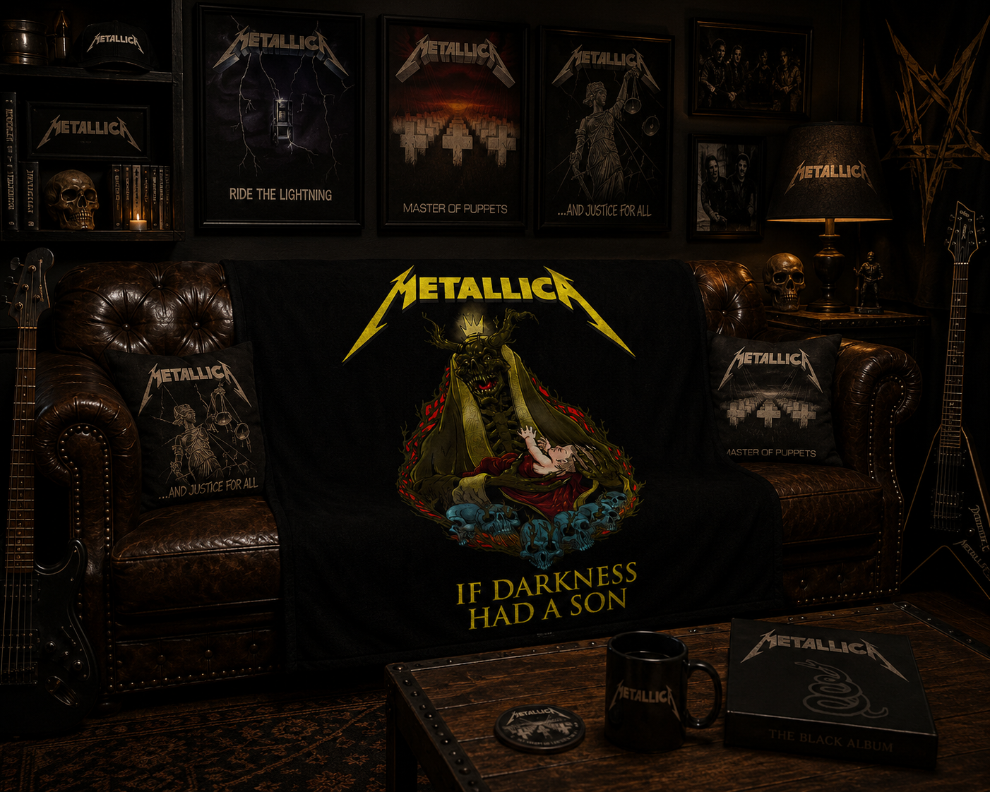 Rocksax Metallica Blanket - If Darkness Had A Son