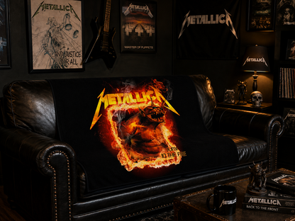 Rocksax Metallica Blanket - Jump In The Fire