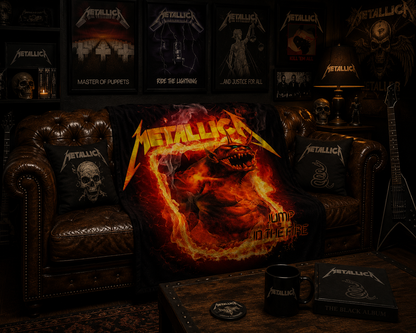 Rocksax Metallica Blanket - Jump In The Fire