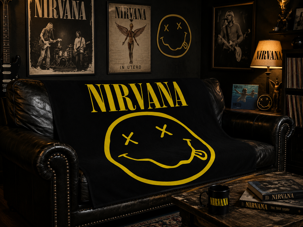 Rocksax Nirvana Blanket - Smile