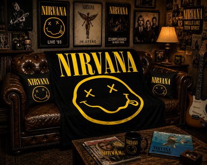 Rocksax Nirvana Blanket - Smile