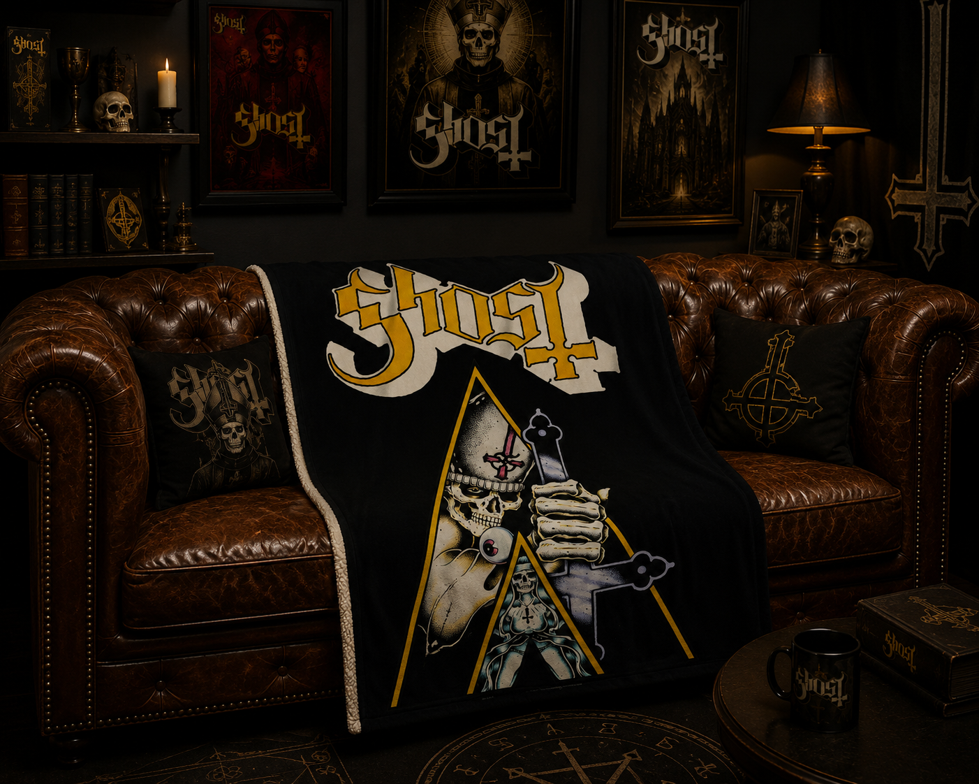 Rocksax Ghost  Blanket - Clockwork