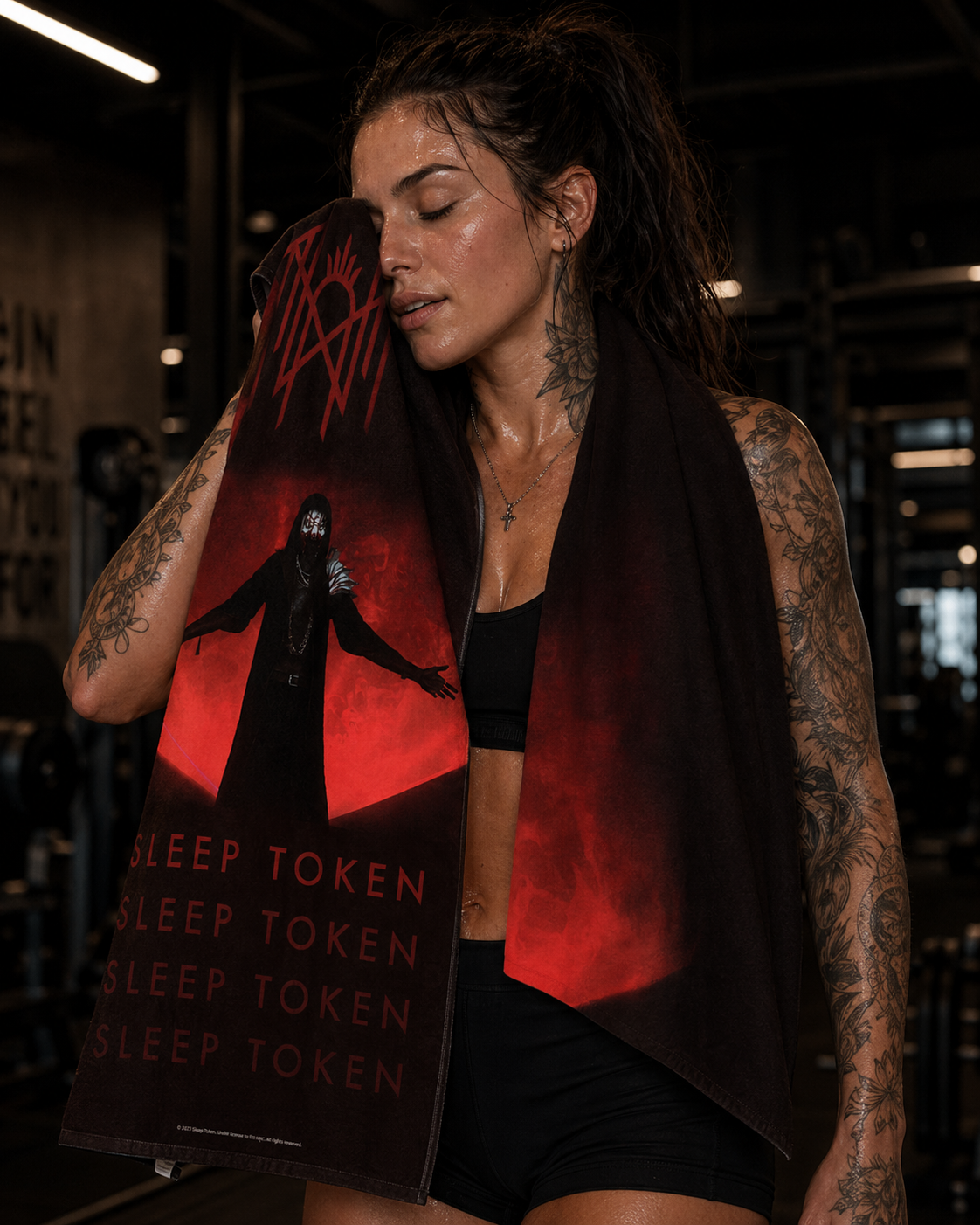 Rocksax Sleep Token Towel - Red Vessel