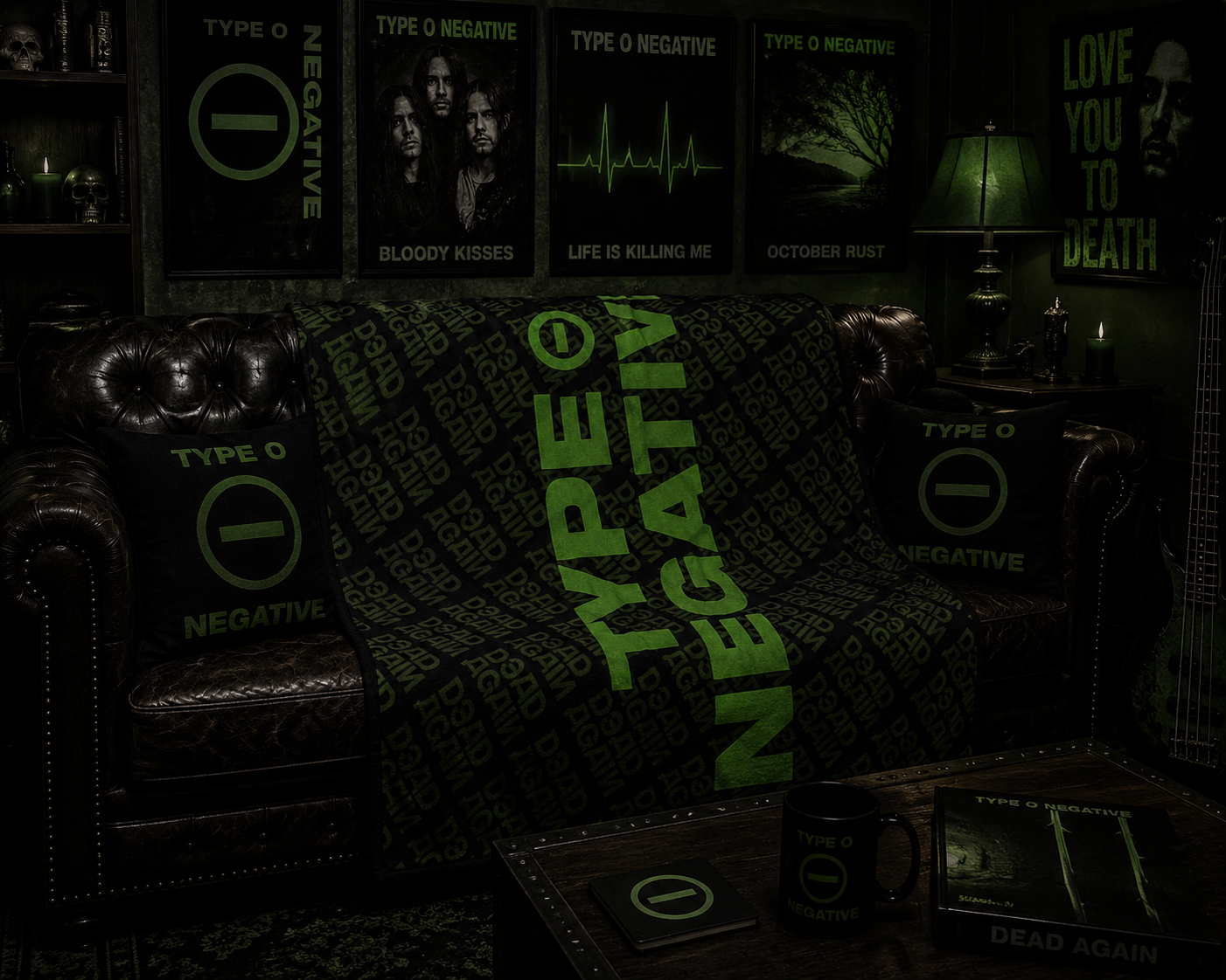 Rocksax Type O Negative Blanket - Dead Again Repeat