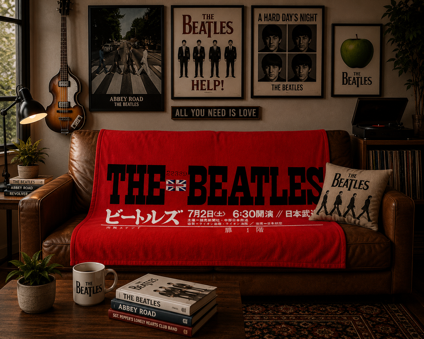 Rocksax The Beatles Blanket - Japan