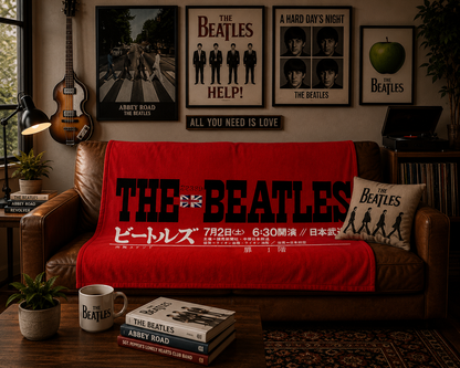Rocksax The Beatles Blanket - Japan