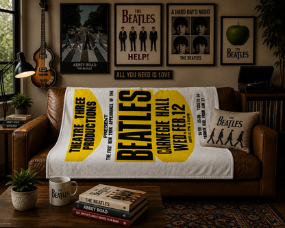 Rocksax The Beatles Blanket - Carnegie Hall